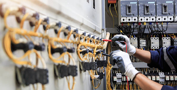 Professional Electrician technician working in Deans, NJ